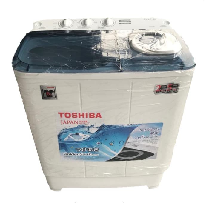 Toshiba VH-H85MN Mesin Cuci 2 Tabung VHH85MN Grs Resmi Murah