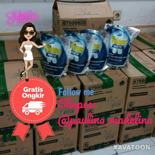 Rinso matic  professional liquid 1.65 liter | deterjen cair khusus mesin cuci bukaan atas dan samping