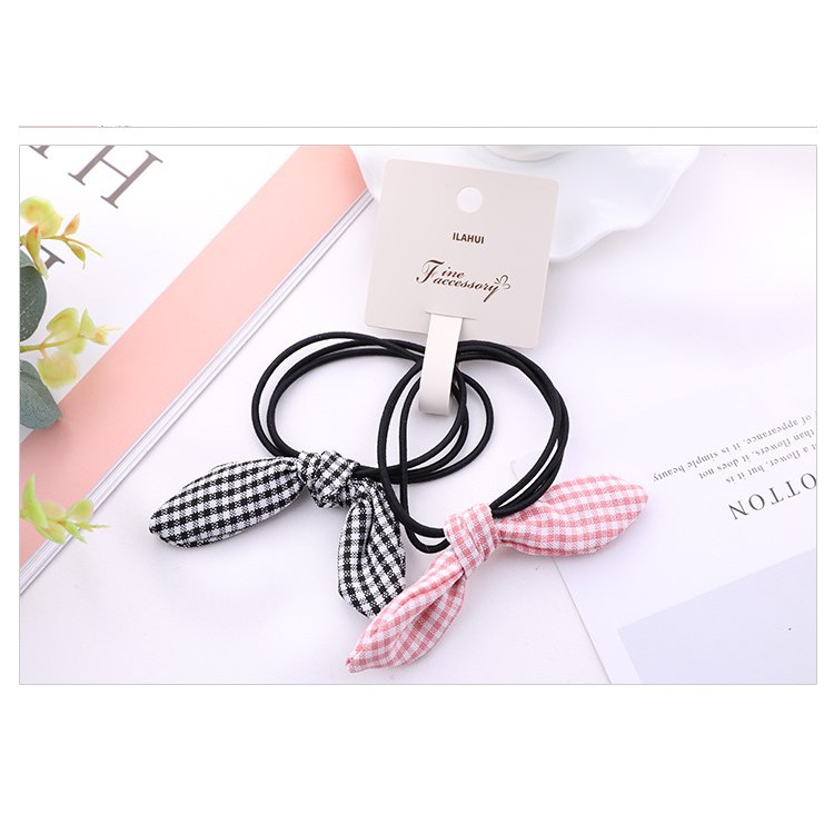 ILAHUI Hair band/ Lady's Pair Of Rabbit Ear Bands*F014-E09/Ikat Rambut/Trend Jewelry