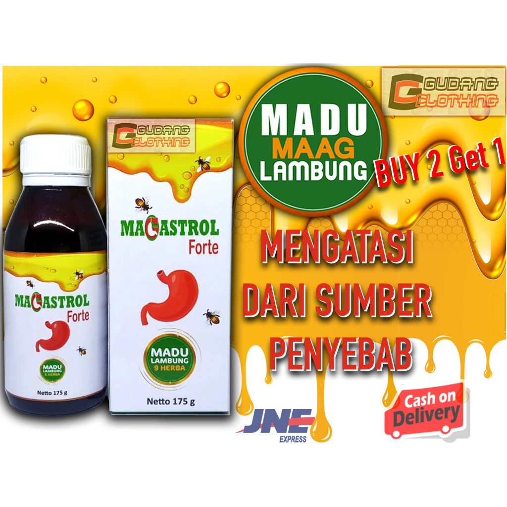 

Madu Magastrol Forte Herbal Mengatasi Asam Lambung Maag Kronis