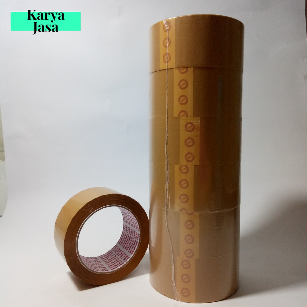 

Lakban Daimaru Packaging Tape OPP 48mm (2inch) | Lakban Coklat | Grosir ATK Medan