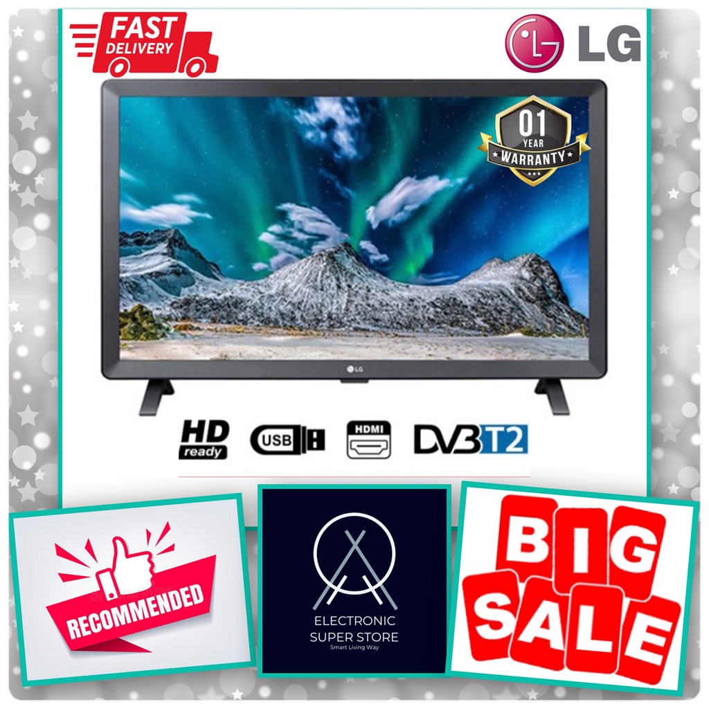 LG TV LED 24INCH 24TL520V-PT DIGITAL TV HDMI USB MOVIE MONITOR LED TV PROMO