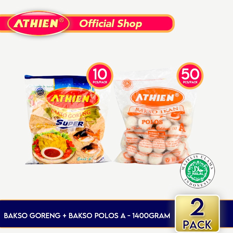 

Athien - BUNDLE Bakso Goreng + Bakso Polos A / 1400gram