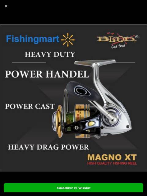 Reel BLOOD MAGNO XT (POWER HANDLE)
