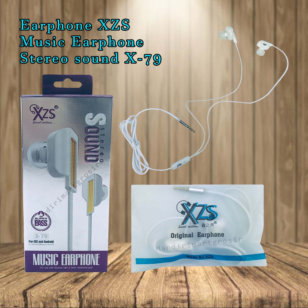 earphone XZS * Music Earphone * Stereo sound * X-79