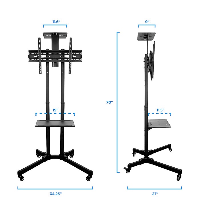 Bracket Braket TV Standing 32 40 43 50 55 60 65 Inch Adjustable Import Quality