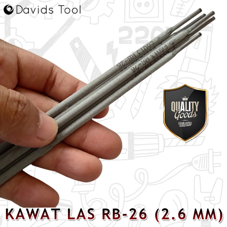 Kawat Las Listrik RB 26 2.6mm Kobe Steel 1Kg