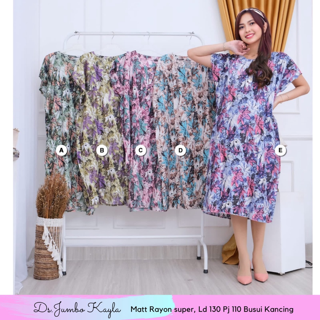 Daster JUMBO XXXL ld 130 cm JUMBO Daster Jumbo ld 130 cm Daster kekinian super