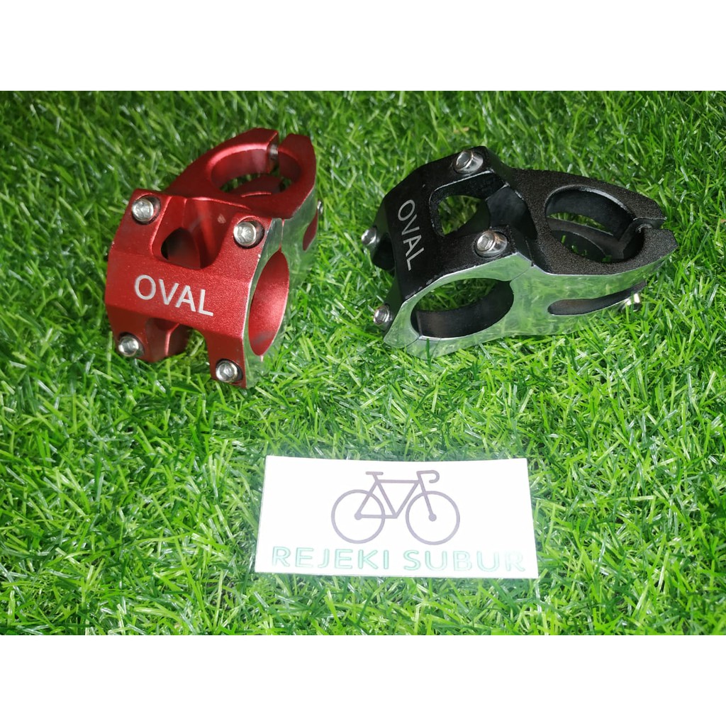 stem pendek Oversize OVAL 5 cm sepeda MTB