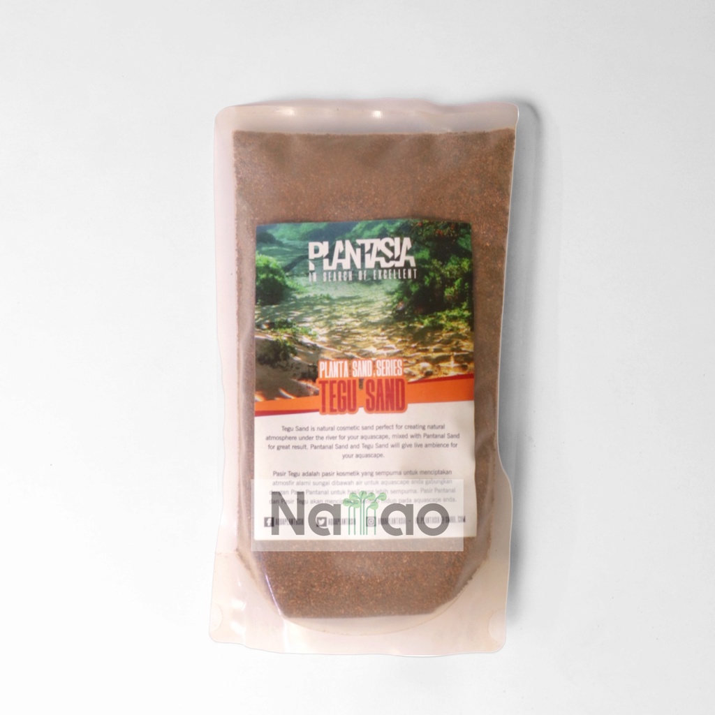 TEGU SAND AQUASCAPE COKLAT/MERAH NATURAL 1 KG