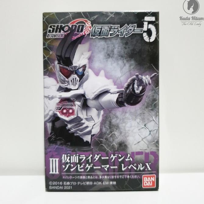 Shodo-O Kamen Rider 5 Ex-Aid Genm Zombie Action Gamer Level X Blade selalu ready