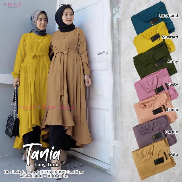 TANIA LONG TUNIK / BY ALILA