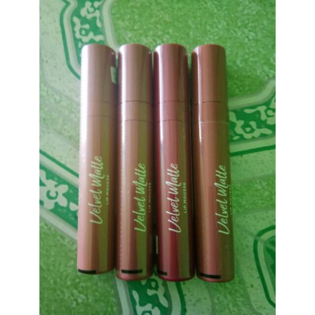 Wardah velvet matte lip mousse