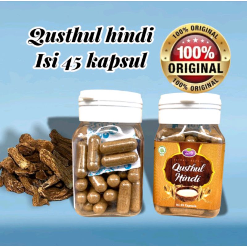qusthul Hindi (qustul qistul qhistul quts quds qist al hindi) kapsul original, obat paru corona