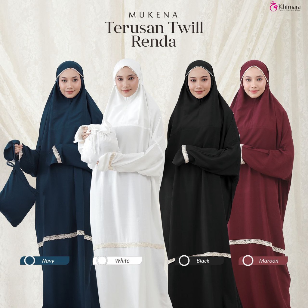 MUKENA TERUSAN TWILL RENDA  BY FALOVA