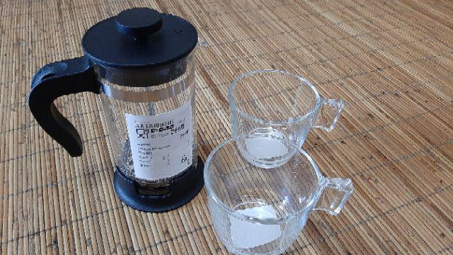 Coffee / Tea French Press 0.4 L, Peralatan Kopi Dan Teh Pembuat Kopi/ Teh Up1009