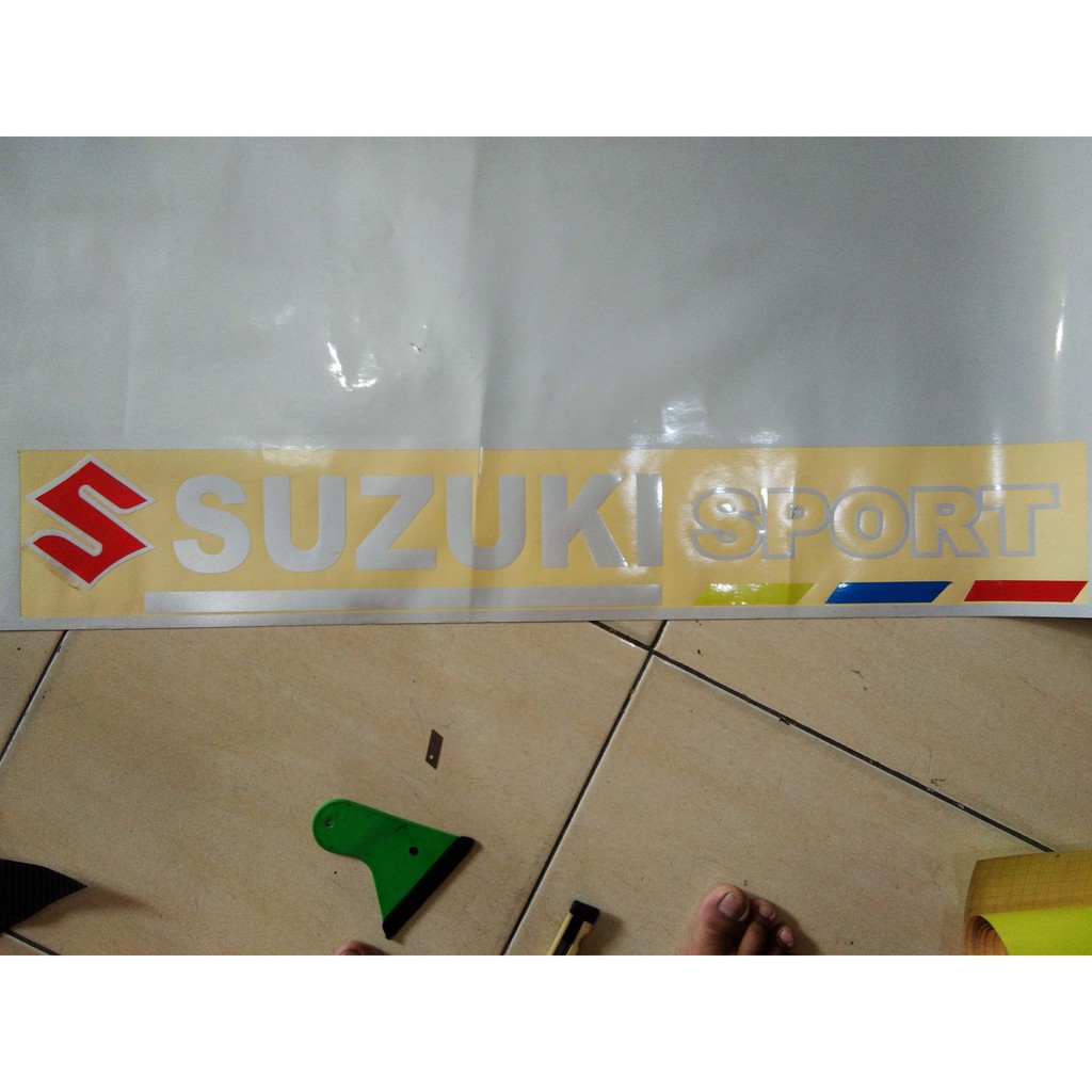 Stiker Kaca Depan Mobil Variasi Suzuki Dan Varian Motif Lainnya Cutting Sticker Termurah