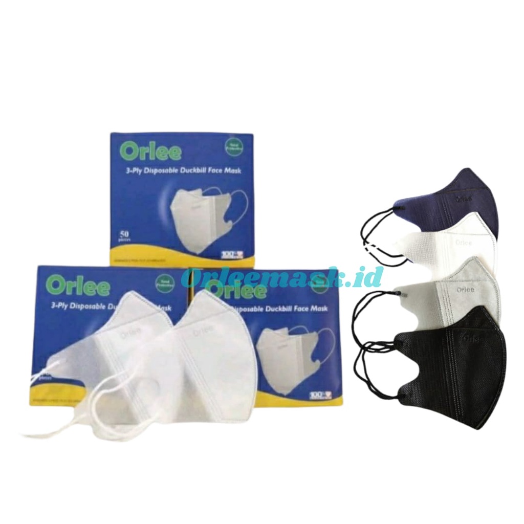 MASKER ORLEE DUCKBILL BOX ISI 50PCS