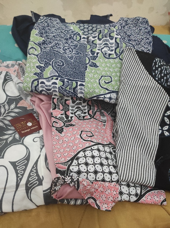 Atasan Batik Wanita Seragaman Dolby Dolbi Dobby Doby Tenun Sutra Tulis Halus Katun Atbm Baron Murah