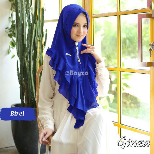 Jilbab Khimar Ginza ORIGINAL Bayza Hijab Sayra Group-Birel