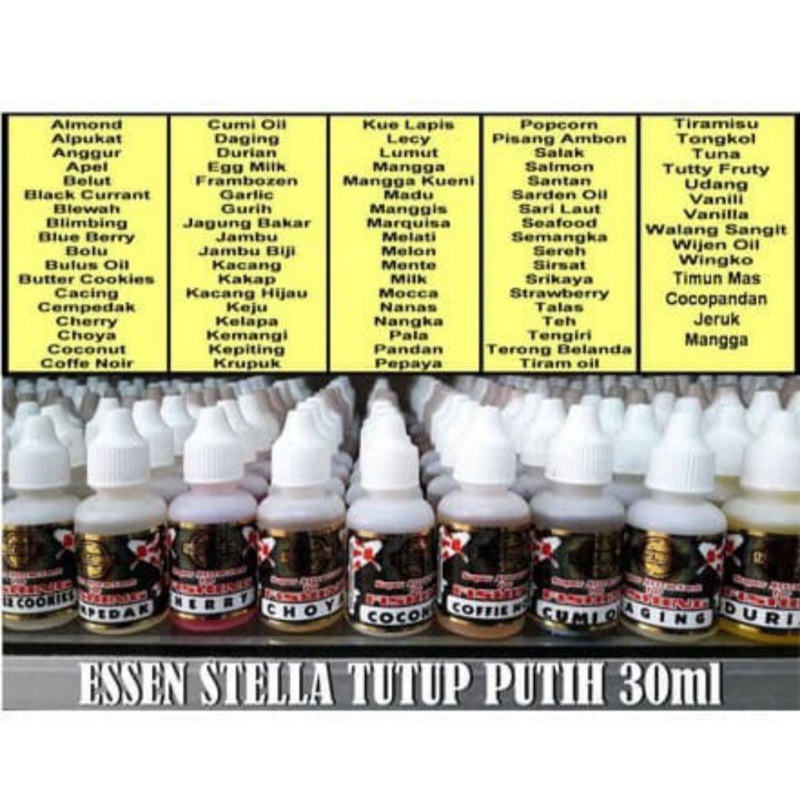 ESSEN STELLA TUTUP PUTIH AROMA PISANG AMBON