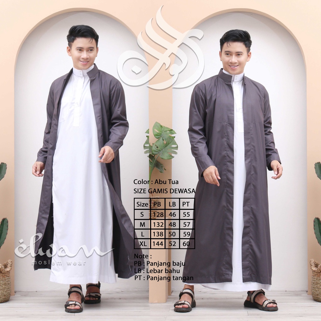 JUBAH LUARAN WARNA A