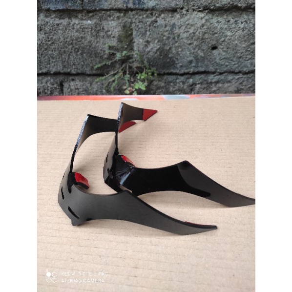Spoiler Ink Centro Spoiler Helm Ink Centro Hitam Murah kualitas Mewah Plus 3M