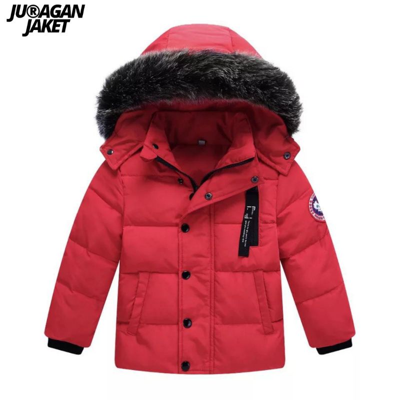 Jaket anak laki-laki/perempuan winter bulu hangat 02