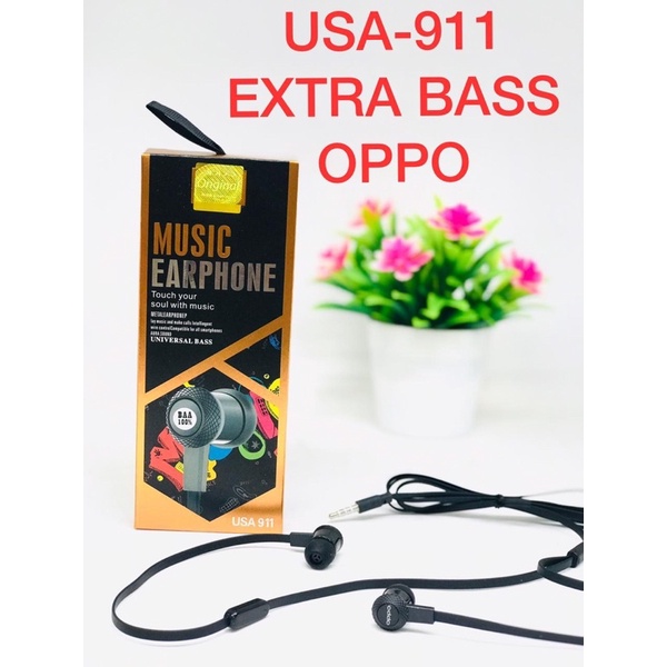 grosir handsfre oppo hf usa911 music earphone