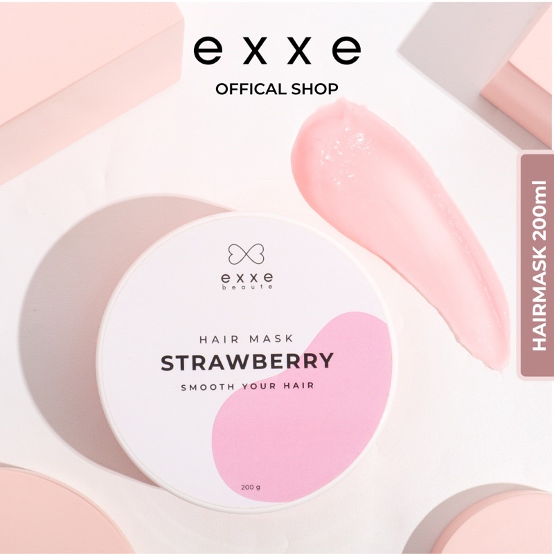HairMask Strawberry by exxe beaute