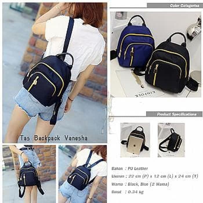 TAS RANSEL WANITA TAS PUNGGUNG PARASUT TAS BACKPACK FASHION KOREA TAS RANSEL GUCCI TAS GRASIA RR i