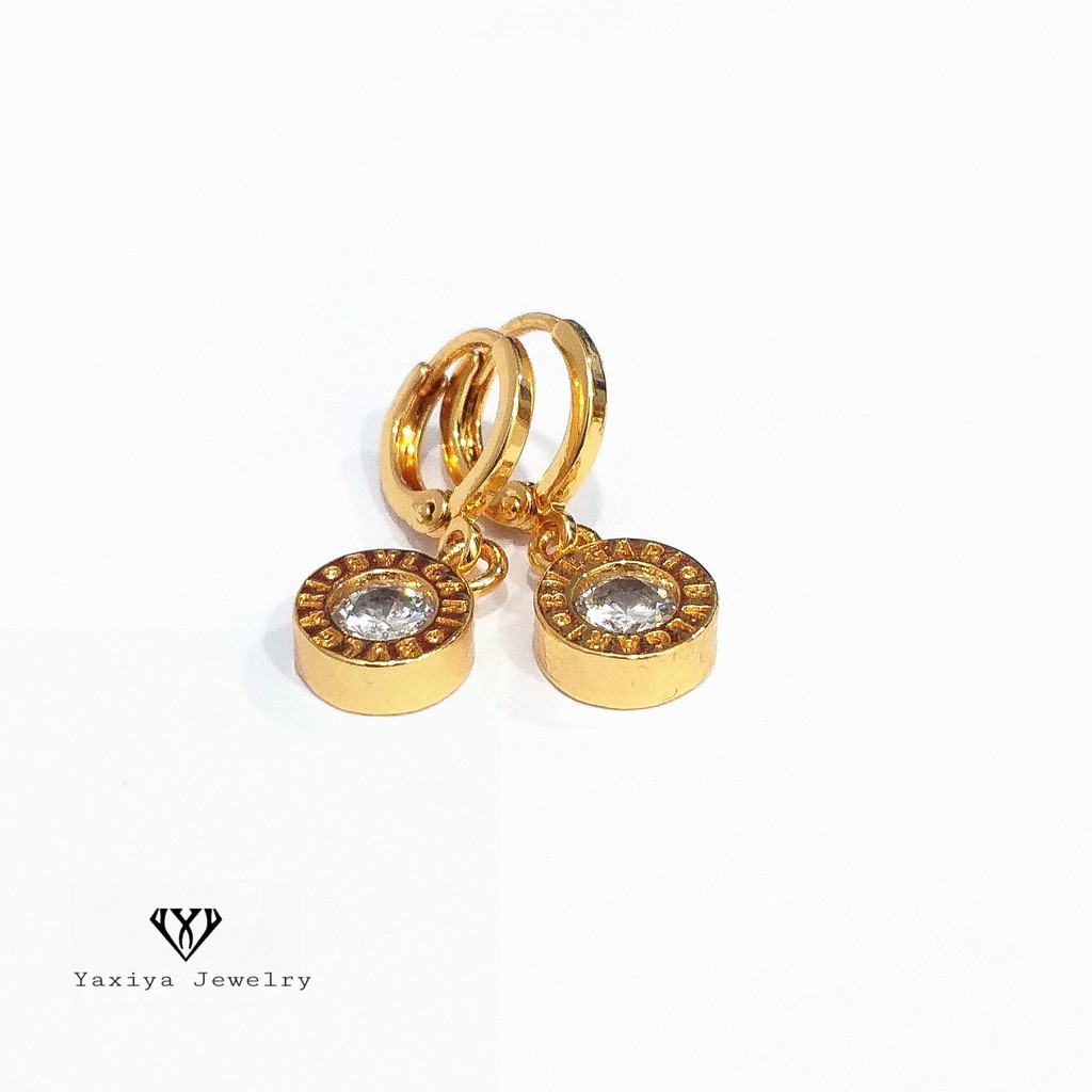 

Anting Permata Lapis emas Perhiasan imitasi Gold18k Yaxiya Jewelry 331