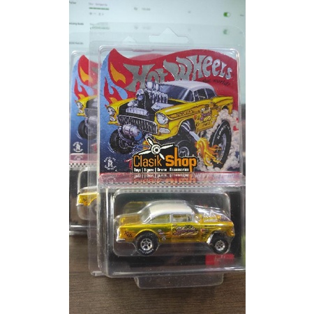 Hot Wheels RLC Selections Dirty Blonde 55 Chevy Bel Air Gasser