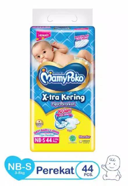 Mamypoko Perekat X-Tra Kering NB~S44 / M40