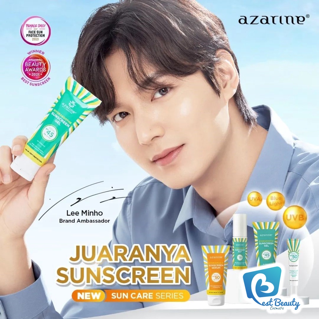 ★ BB ★  AZARINE Hydrasoothe Sunscreen Gel SPF45 PA++++ | Azarine Sun Screen Tabir Surya Cream | AZARINE Hydramax-C Suncreen Serum SPF 50 | AZARINE Tone Up Mineral Suncreen Serum SPF 50 | AZARINE Hydrasoothe Sunscreen Mist SPF 50 PA++++