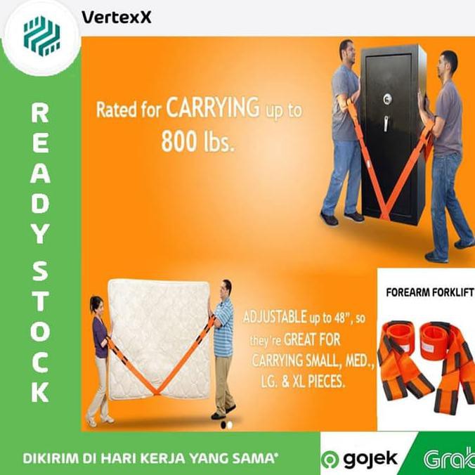 Forearm Forklift Tali Angkat Furniture Lifting Strap Shopee Indonesia