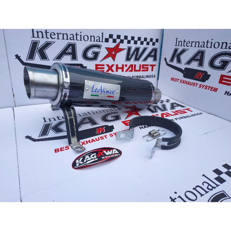 knalpot racing leovinci tabung silincer selencer silencer slencer R 15 CBR 150r byson pulsar ns