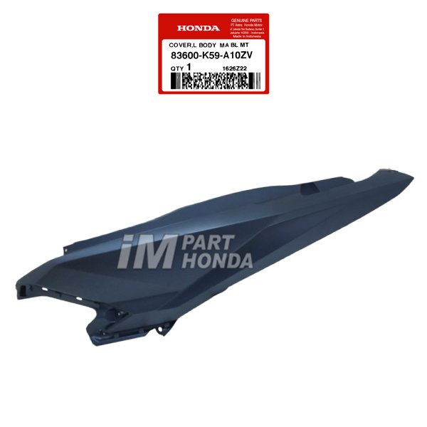83600-K59-A10ZV Cover Body Kiri Vario 150 LED 2015 - 2017 Biru Dof