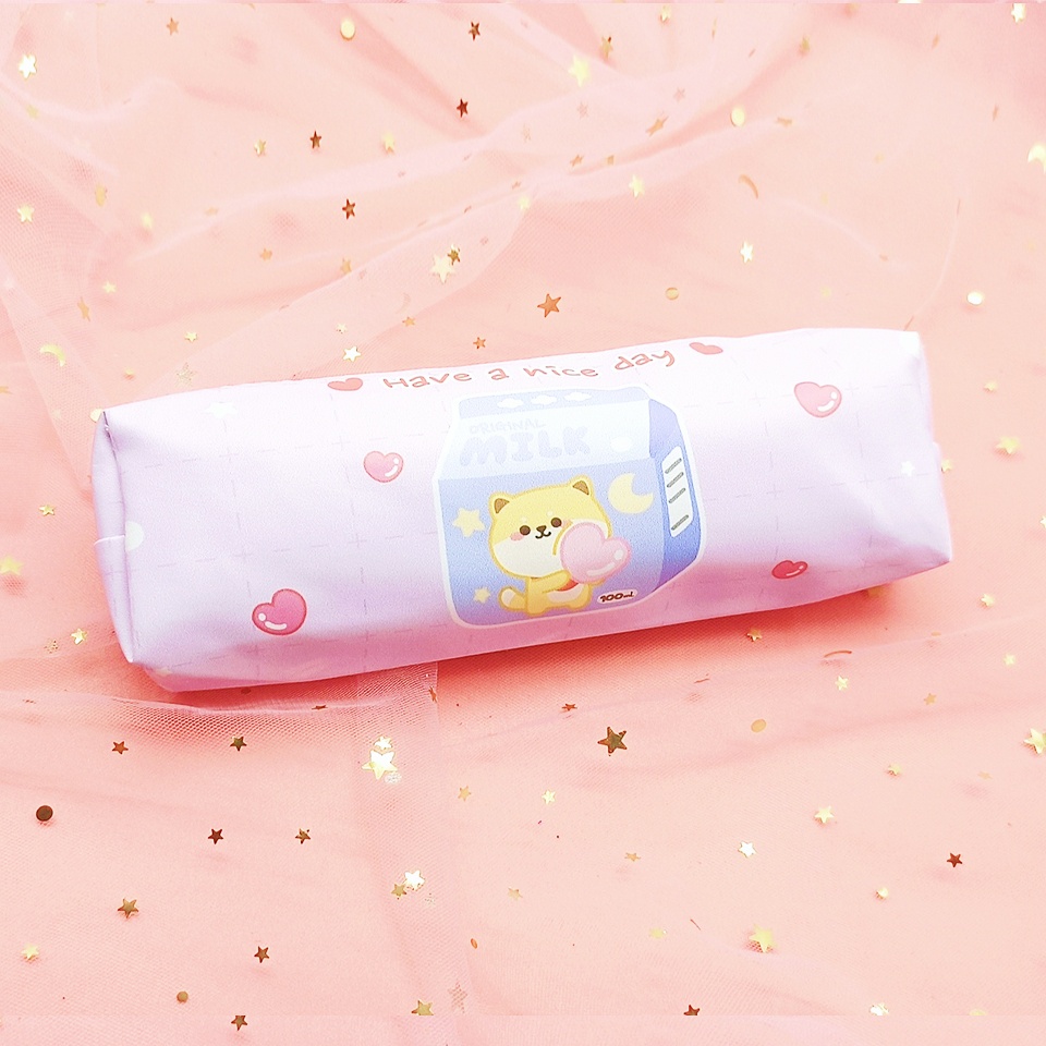 COD KOTAK PENSIL MOTIF LUCU UNIK / TEMPAT PENSIL / KOTAK PULPEN / TEMPAT ALAT TULIS PGS-UNGU C