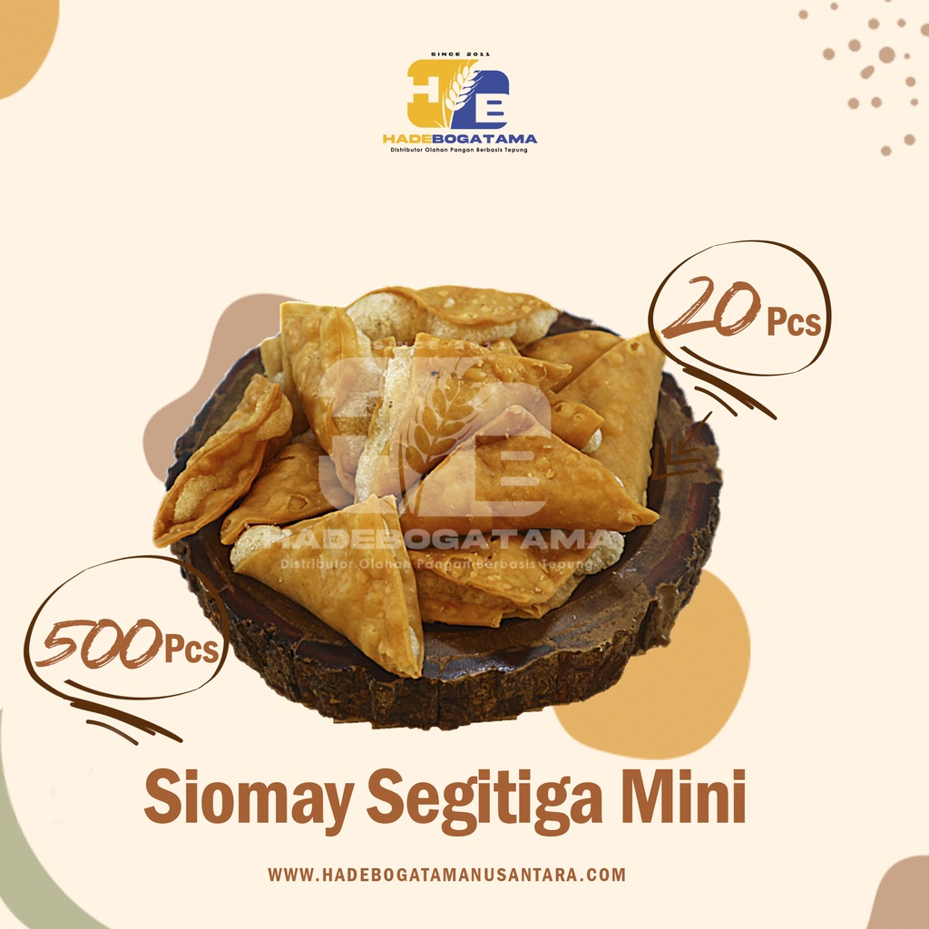 

Siomay Segitiga Mini 500 Buah (BALL)