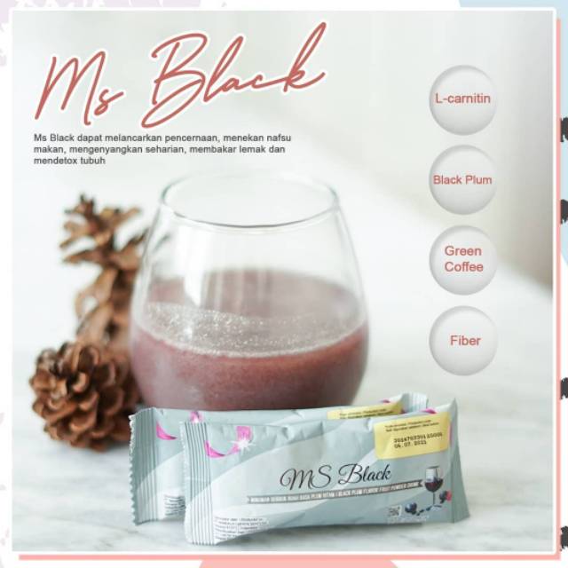 

MS BLACK MS GLOW ORIGINAL 100%