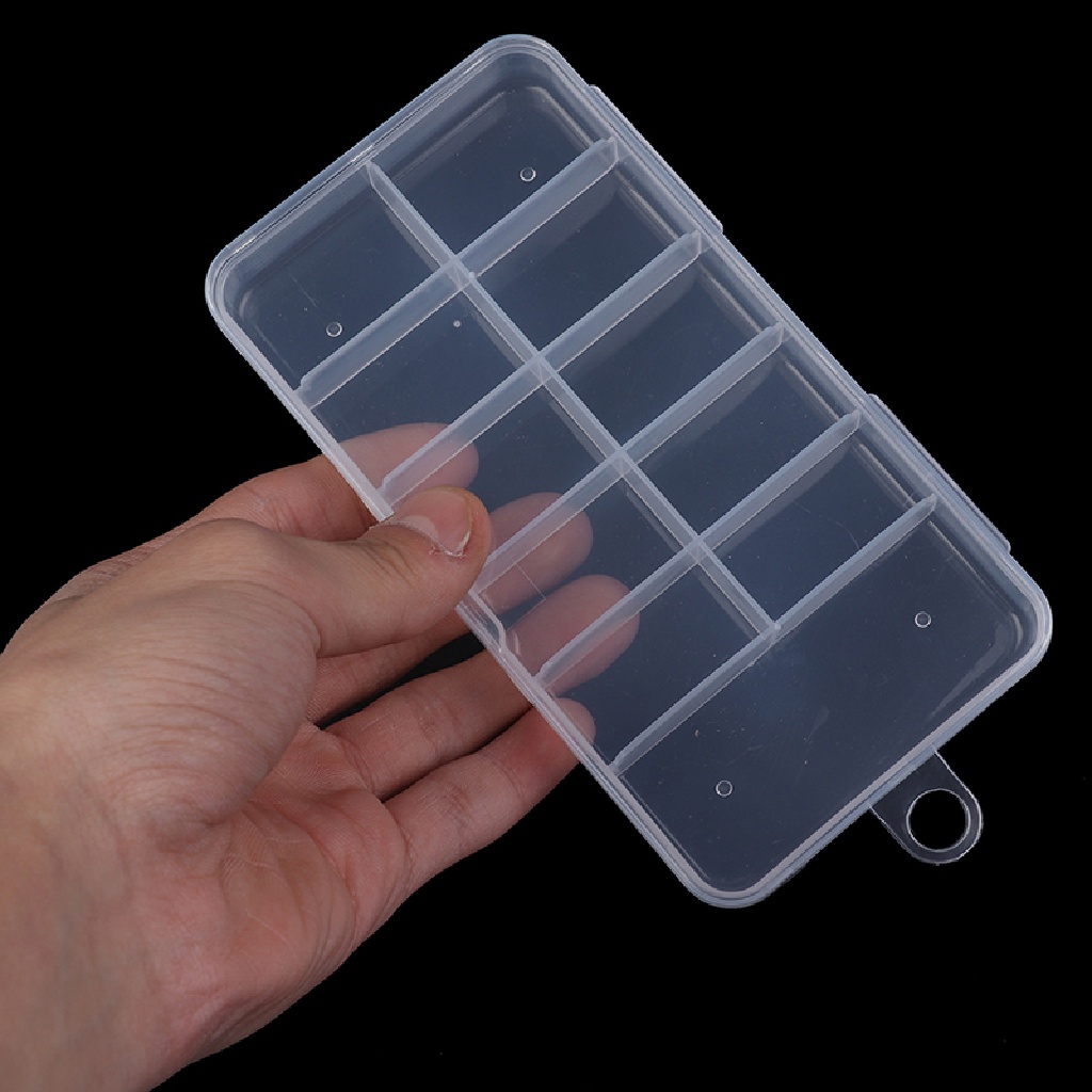 [OOID] 10/11Grids Nail Art Rhinestones Gem Accessories Empty Container Storage Case Box ID