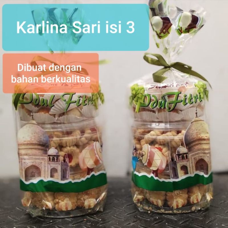 

Parcel / Hampers Kue Lebaran Idul Fitri Karlina Sari 1 dus isi 3 pack