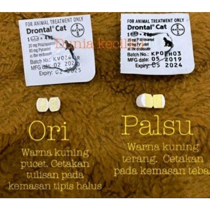 DRONTAL Cat Asli original