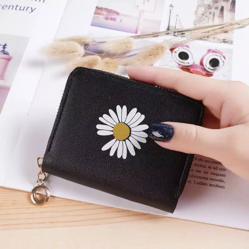 ♥TMALL88♥  DOMPET KOIN MINI / BUNGA DAISY / IMPORT / DOMPET MURAH / FASHION KOREA REALPICT