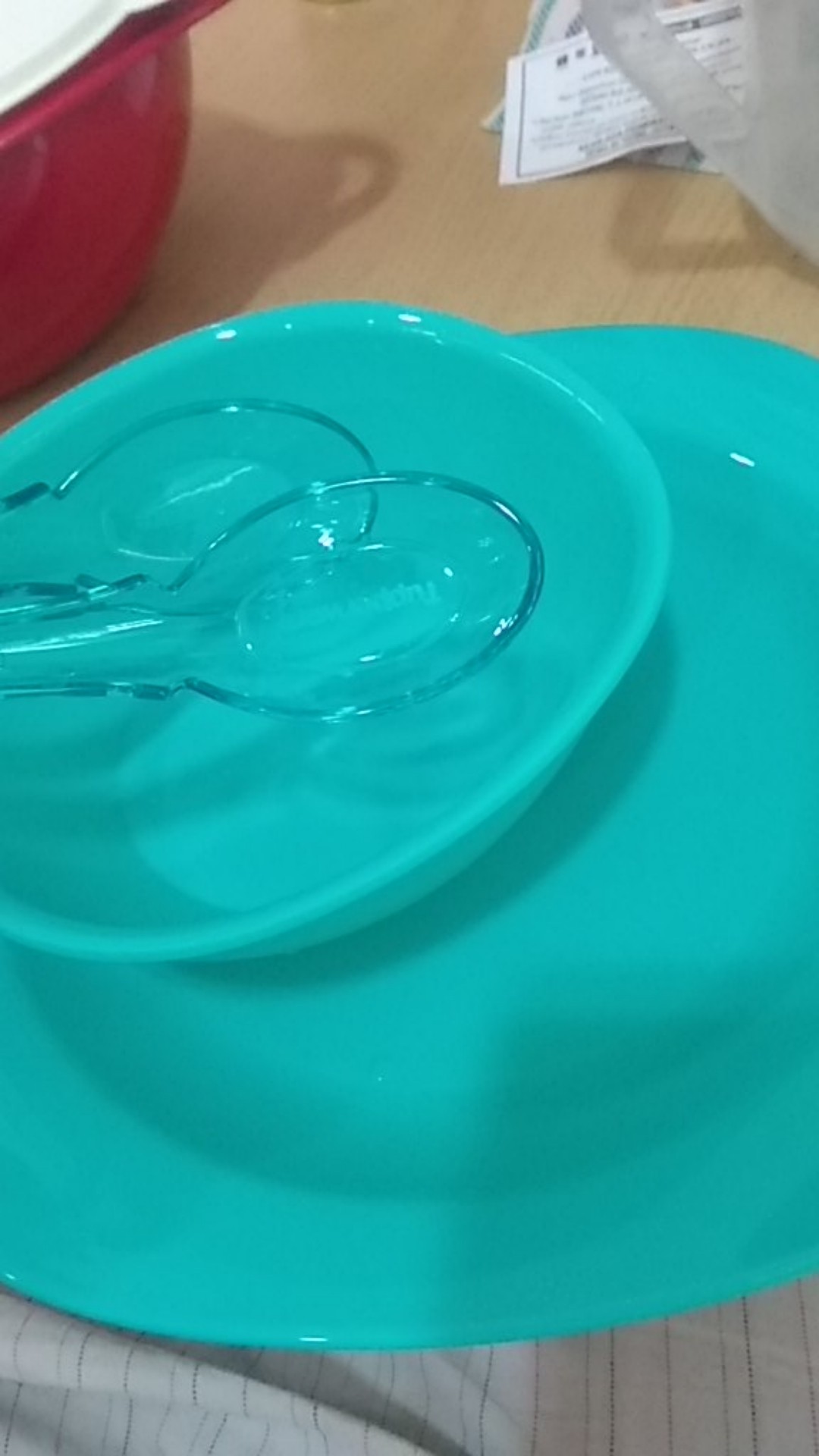 Blossom Plate Blue Satuan  (biru Muda) Tupwr