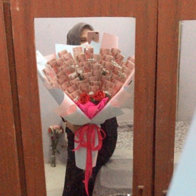 bouquet money | buket uang pecahan 100