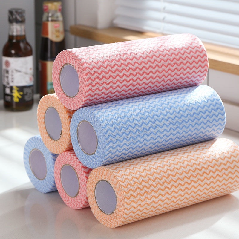 Tissue kain lap pembersih dapur bisa dicuci tissue roll non woven