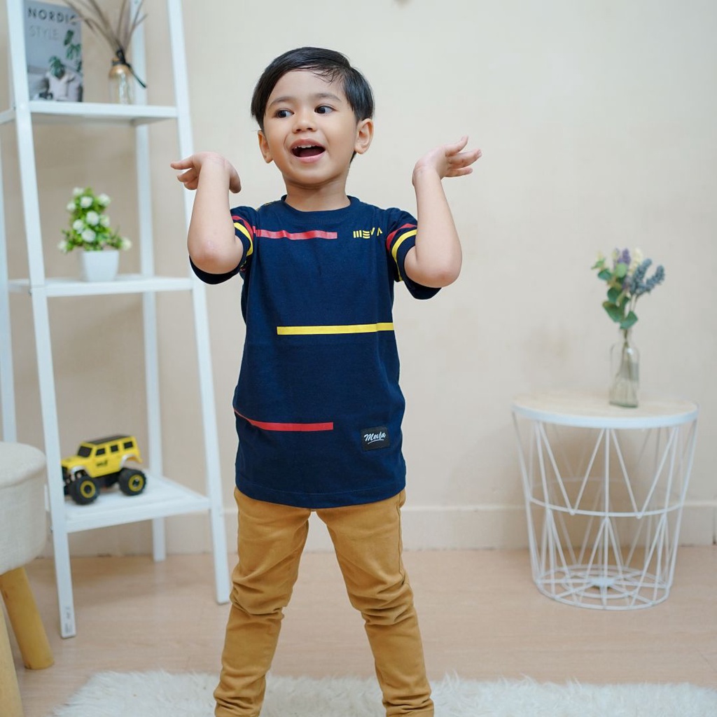 Kaos Anak Laki - laki Premium Original Branded | Mevla Kids - Azura Laser