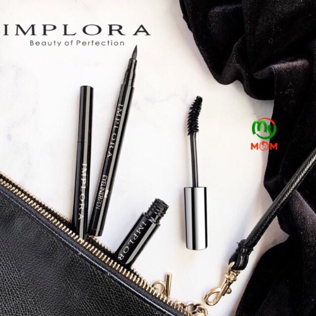 `ღ´ PHINKL `ღ´ ɪ ᴍ ᴘ ʟ ᴏ ʀ ᴀ   Implora deep black mascara waterproof anti air tahan lama transferproof bulu mata cetar extension